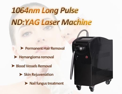 دستگاه لیزر موهای زائد الکساندرایت دایود 10 هرتز 1064 نانومتری برای جوانسازی پوست با پالس بلند Nd Yag