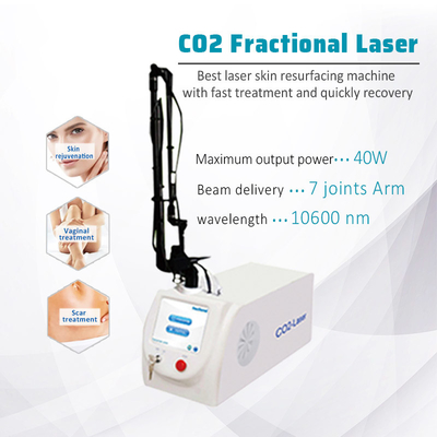 دستگاه لیزر فرکشنال قابل حمل Ce Iso برای سفت کردن پوست واژن